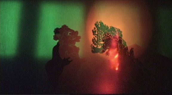 Shadow puppet BURNT OLD MAN