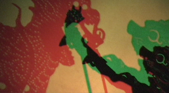 Shadow puppet LION